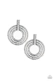 Paparazzi Earring - Ever Elliptical - Silver