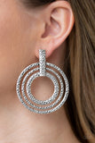 Paparazzi Earring - Ever Elliptical - Silver