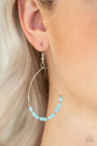 Paparazzi Earring - Prize Winning Sparkle - Blue