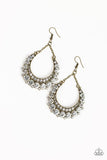 Paparazzi Earring - Once In A SHOWTIME - Brass