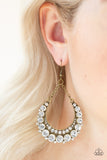 Paparazzi Earring - Once In A SHOWTIME - Brass