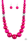 Paparazzi Necklace - Panama Panorama - Pink