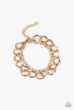 Paparazzi Bracelet - Material Girl - Gold