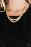 Paparazzi Necklace - Backstage Bravado - Gold