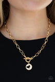 Paparazzi Necklace - Heartbeat Retreat - Gold