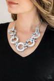 Paparazzi Necklace - Chromatic Charm - Silver