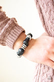 Paparazzi Bracelet - Stone Age Stunner - Black