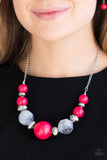 Paparazzi Necklace - Daytime Drama - Pink