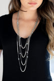 Paparazzi Necklace - Open For Opulence - Silver