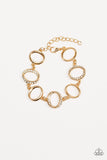 Paparazzi Bracelet - Beautiful Inside and Out - Gold