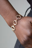 Paparazzi Bracelet - Beautiful Inside and Out - Gold