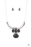 Paparazzi Necklace - Commander In CHIEFETTE - Black