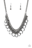 Paparazzi Necklace - Ring Leader Radiance - Black