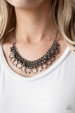 Paparazzi Necklace - Ring Leader Radiance - Black
