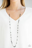 Paparazzi Necklace - Really Refined - Black