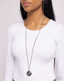 Paparazzi Necklace - Dauntless Diva - Black
