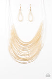 Paparazzi Necklace - Catwalk Queen - Gold