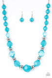 Paparazzi Necklace - Dine and Dash - Blue