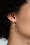 Paparazzi Necklace - Backed Into A Corner - Gold