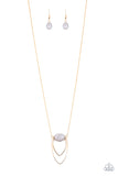 Paparazzi Necklace - Quarry Quest - Gold