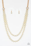 Paparazzi Necklace - Endless Elegance - Gold