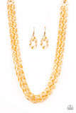 Paparazzi Necklace - Put It On Ice - Gold