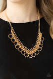Paparazzi Necklace - Ring Leader Radiance - Gold