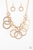 Paparazzi Necklace - Jammin Jungle - Gold