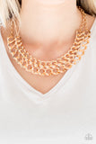Paparazzi Necklace - Street Meet and Greet - Gold