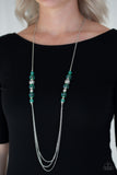 Paparazzi Necklace - Native New Yorker - Green