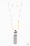 Paparazzi Necklace - Mayan Masquerade - Yellow