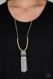 Paparazzi Necklace - Mayan Masquerade - Yellow