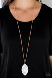 Paparazzi Necklace - Santa Fe Simplicity - White