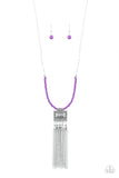 Paparazzi Necklace - Mayan Masquerade - Purple
