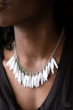 Paparazzi Necklace - Full Of Flavor - White