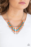 Paparazzi Necklace - Your SUNDAES Best - Orange