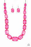 Paparazzi Necklace - ICE Versa - Pink