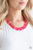 Paparazzi Necklace - ICE Versa - Pink