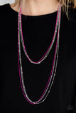 Paparazzi Necklace - What A COLORFUL World - Pink