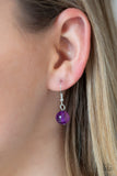 Paparazzi Necklace - Beauty School Drop Out - Purple