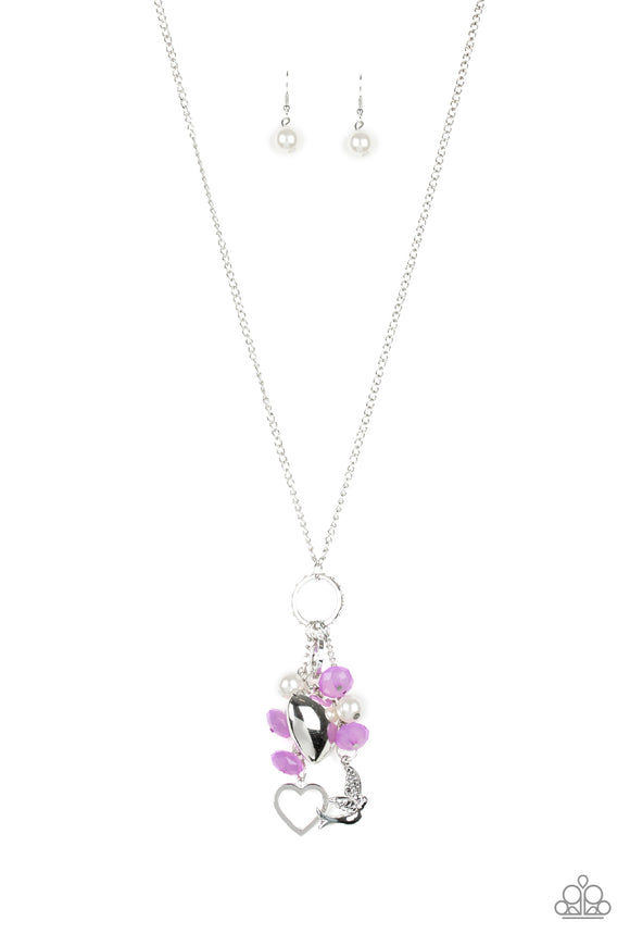 Paparazzi Necklace - I Will Fly - Purple