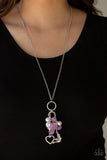 Paparazzi Necklace - I Will Fly - Purple