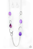 Paparazzi Necklace - Kaleidoscope Coasts - Purple