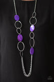 Paparazzi Necklace - Kaleidoscope Coasts - Purple