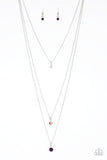 Paparazzi Necklace - Crystal Chic - Purple