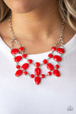 Paparazzi Necklace - Goddess Glow - Red