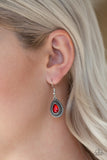 Paparazzi Necklace - Sheen Queen - Red