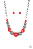 Paparazzi Necklace - Sugar, Sugar - Red