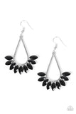 Paparazzi Earring - Be On Guard - Black