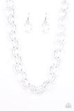 Paparazzi Necklace - Ice Queen - White